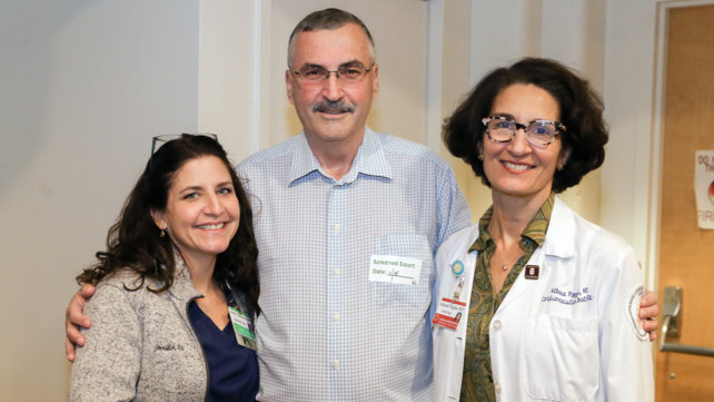 ennifer Cunanan, RN, William Angell, and Athena Poppas, MD.